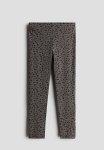 Leggings - Dark Grey Leopard Print