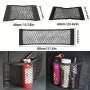 Universal And Practical Auto Organizer Seat Back Bag Back Rear Mesh Trunk Seat Elastic String Net Magic Sticker Car Universal Storage Bag Pocket