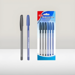 Smooth Retractable Ballpoint Pen 1.0MM Tip Black & Blue Ink