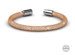 Rose Gold Mesh Bracelet Embellished With Swarovski Crystals