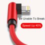 Fast Charging 90 Degree USB Cable For Iphone Ipad & More - Compatible With Iphone 14/13/12/11/X/8/7/7PLUS/6/6S/5