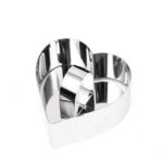 Heart Stacker & Cutter Stainless Steel By Elisabeth Hodgson