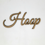 Wood Great Vibes Hoop