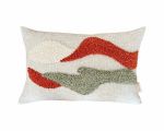Punch Needle Landscapes Pattern 1 - Burnt Orange Sage & Natural - 60 X 40CM