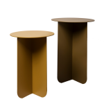 Folding Nesting Table - Ochre Short - 47CM H X 35CM Dia
