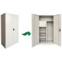 Gof Furniture - Lennox Steel Cabinet