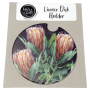 3 Proteas Licence Disk Holder With Key Ring