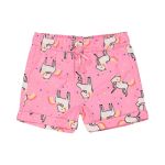 Younger Girl Unicorn Cotton Short