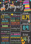 Milestone Board - Mexican Fiesta - A0