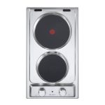 Elba 30CM 2 Plate Electric Hob- Stainless Steel