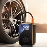 1PC Portable Wireless Car Air Compressor Portable Air Pump With LED Light Suitable For Tire Inflation And Car bike motorcycle ba