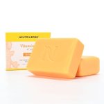 Neutriherbs Turmeric Soap For Face & Body 5.29 Oz 1 Bar Brightening Vitamin C Soap Bar For Acne Uneven Skin Tone Cleansing Nat