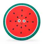 Kikkerland Flexible Silicone Flying Discs Assorted Designs - Watermelon