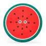 Kikkerland Flexible Silicone Flying Discs Assorted Designs - Watermelon