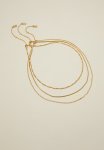 3 Pack Fine Chain Necklace - Gold