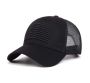 Trucker Hat Black American Flag Embroidered Adjustable Fit