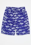 PoP Candy Shark Print Board Shorts-blue