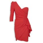 Red One Shoulder Dress