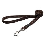 Rogz Alpinist Large 20mm K2 Fixed Dog Lead - Chocolate