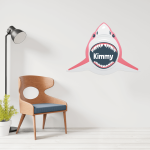 Shark Jaws Personalised - Pink