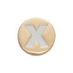 Goldair Gold Letter X Jibbitz - Multi Osfa