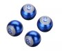8 Ball Valve Caps - Blue
