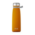 S'well Stainless Steel Traveler With Handle 40OZ Golden Hour Triple Layered Vacuum Insulated Containers Keeps Drinks Cold For 60
