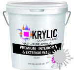 Premium Interior & Exterior Wall Paint Grey Mystic - 5 Lt