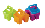Cutlery Holder With Handle - Lime