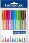 Staedtler Ballpoint Pens Assorted Colours Wallet Of 10 Box Of 10 Wallets