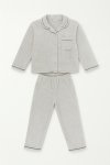 Boys Microfleece Plush Winter Pyjama Set 3 To 10 Years