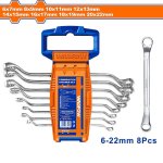 8 Piece Offset Ring Spanner Set WFR3208