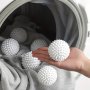 4PCS Reusable Laundry Balls - Softens Fabric Reduces Wrinkles & Prevents Rolling - Essential Washing Machine Accessories For Home Cleaning