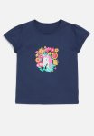 PoP Candy Floral Tee - Navy Blue
