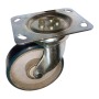Blue Pu On Cast Iron Castor Lt Serirs Ptb