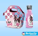 Crazy Pug Neoprene Picnic Lunch Bag For Pink – BLB100G