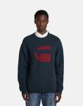 G-star Raw G Logo Relaxed Salute Knit Jersey - XXL Blue
