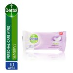 Dettol Sensitive Wet Wipes 10 Pack