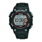 LORUS Gents Black Digits Digital Watch
