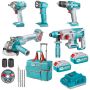 Total Tools - Li-ion Industrial Power Tool Combo - 5 Piece