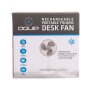 DQUIP Fan Desk Rechargeable Folding Wht