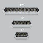 Altiq Commander Scene Flood Lightbar 8" 12" 22" For