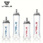 Bpa-free Large Diameter Cycling Flask For Hydration Pack Tpu Soft Flask With Mouthpeice Cover Collapsible Water Bottles For Clim
