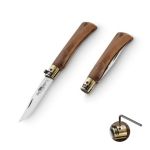 Old Bear Classical Walnut Series Folding Knife Small With Satin Finish Blade