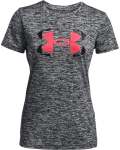 Women's Ua Tech Twist Graphic Short Sleeve - Black Sm
