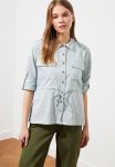 Belted Shirt - Blue