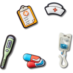 Healthcare 5 Pack Jibbitz - Multi Osfa