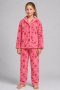 Kiddies 2 Piece Fleece Winter Button Down Pyjama Set 3 To 14 Years