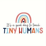 Teacher-themed Iron-on Heat Transfer Decal - Versatile For T-shirts Pillows Bags & More - Mixed Colors