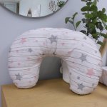 Feeding Pillow Cover Pink Starry Tatty Teddy Sleeping